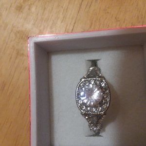 Vintage Art Deco Style Engagement Ring Size 7